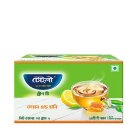 টেটলি গ্রিন টি ব্যাগ লেমন এন্ড হানি ২৫ টি