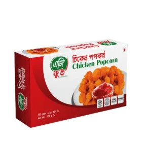 এজি ফুড চিকেন পপকর্ন ৫০-৫৫ টি ২৫০ গ্রাম