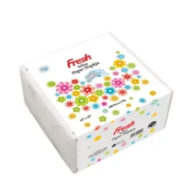 ফ্রেশ হোয়াইট পেপার ন্যাপকিন নন-পারফিউম ১০০ টি