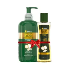 ন্যাচুরা শ্যাম্পু অ্যান্ড কন্ডিশনার (ফ্রি হেয়ার অয়েল ১০০ মিলি) ৩৫০ মিলি