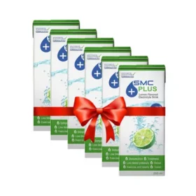 এসএমসি প্লাস লেবু ইলেক্ট্রোলাইট পানীয় ২৫০ মিলি (কম্বো প্যাক) ৬ টি